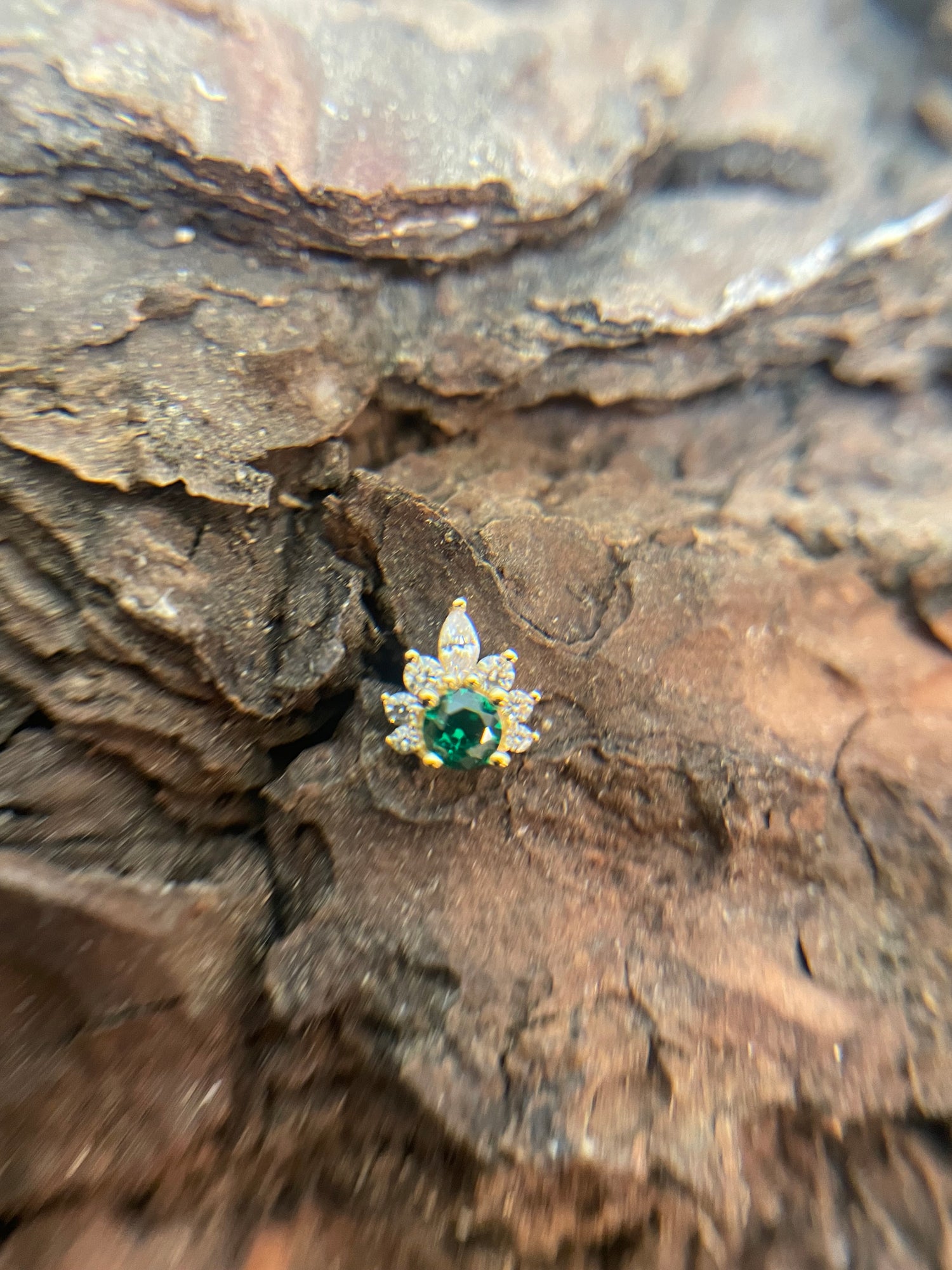 Gold Emerald Empress Dermal Top