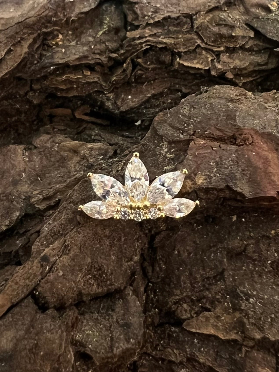 Gold Crown Lotus Dermal Top