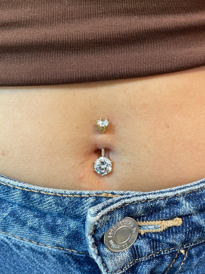 18k Gold Sparkly Belly