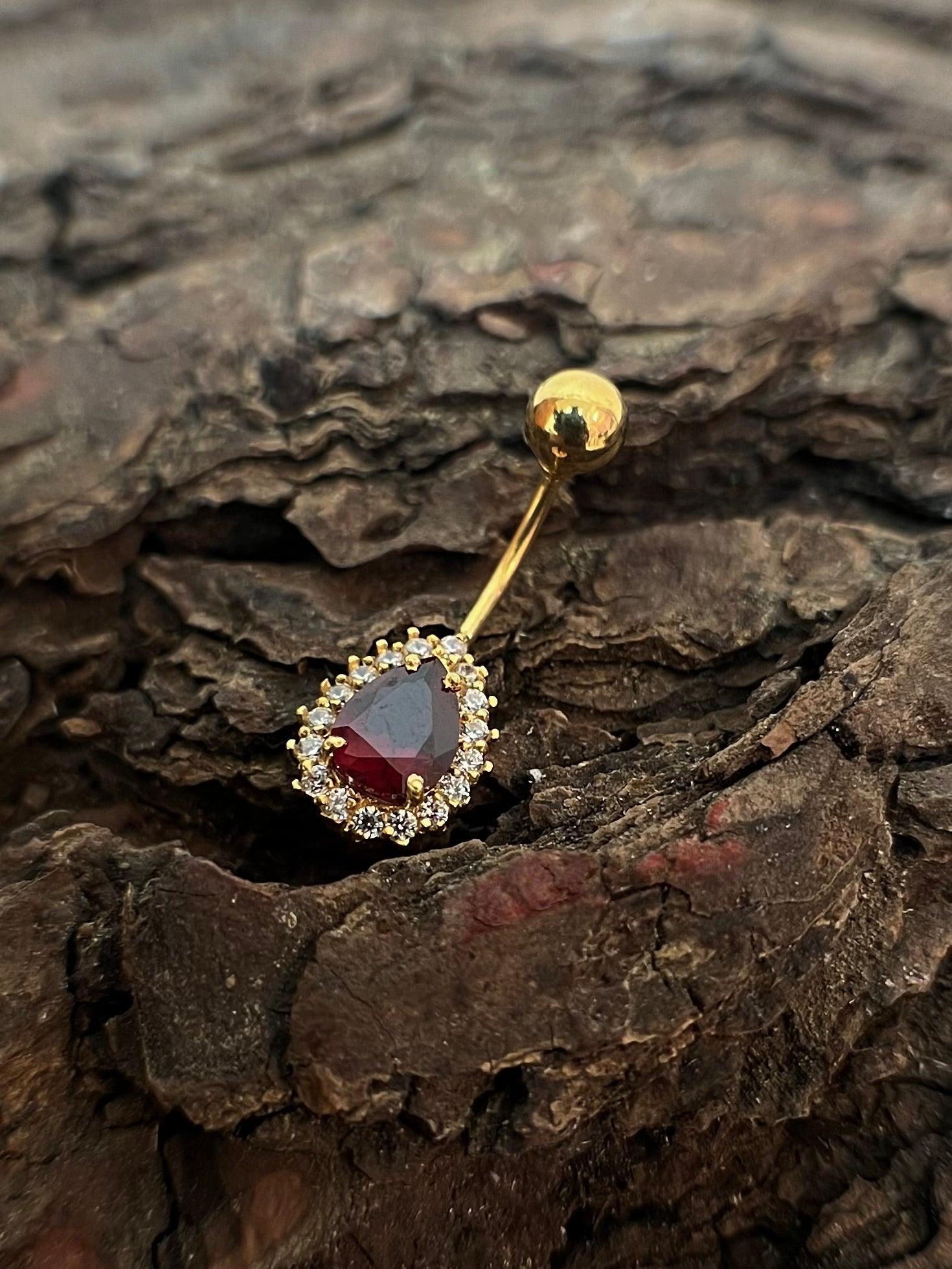 18K Gold Royal Ruby Belly