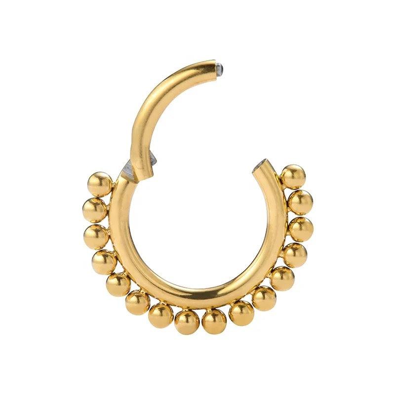 Titanium Daith-Septum Clicker 9