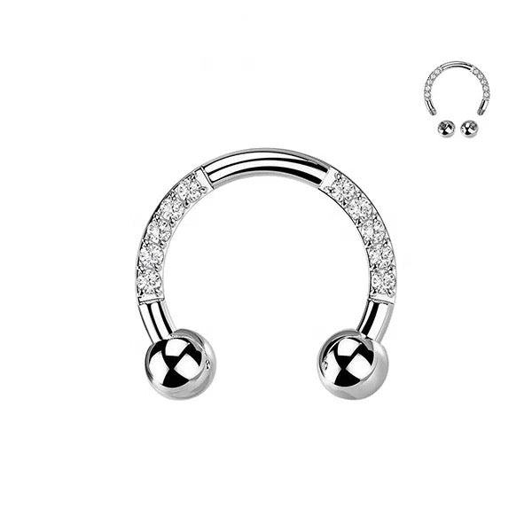 Titanium Daith-Septum Clicker 53