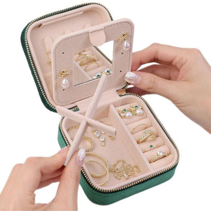 Mini Jewelry Organizer With Mirror