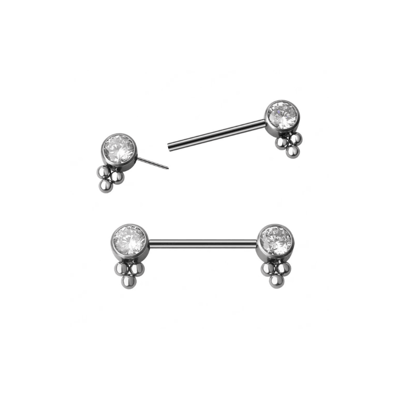 Titanium Nipple ring 9