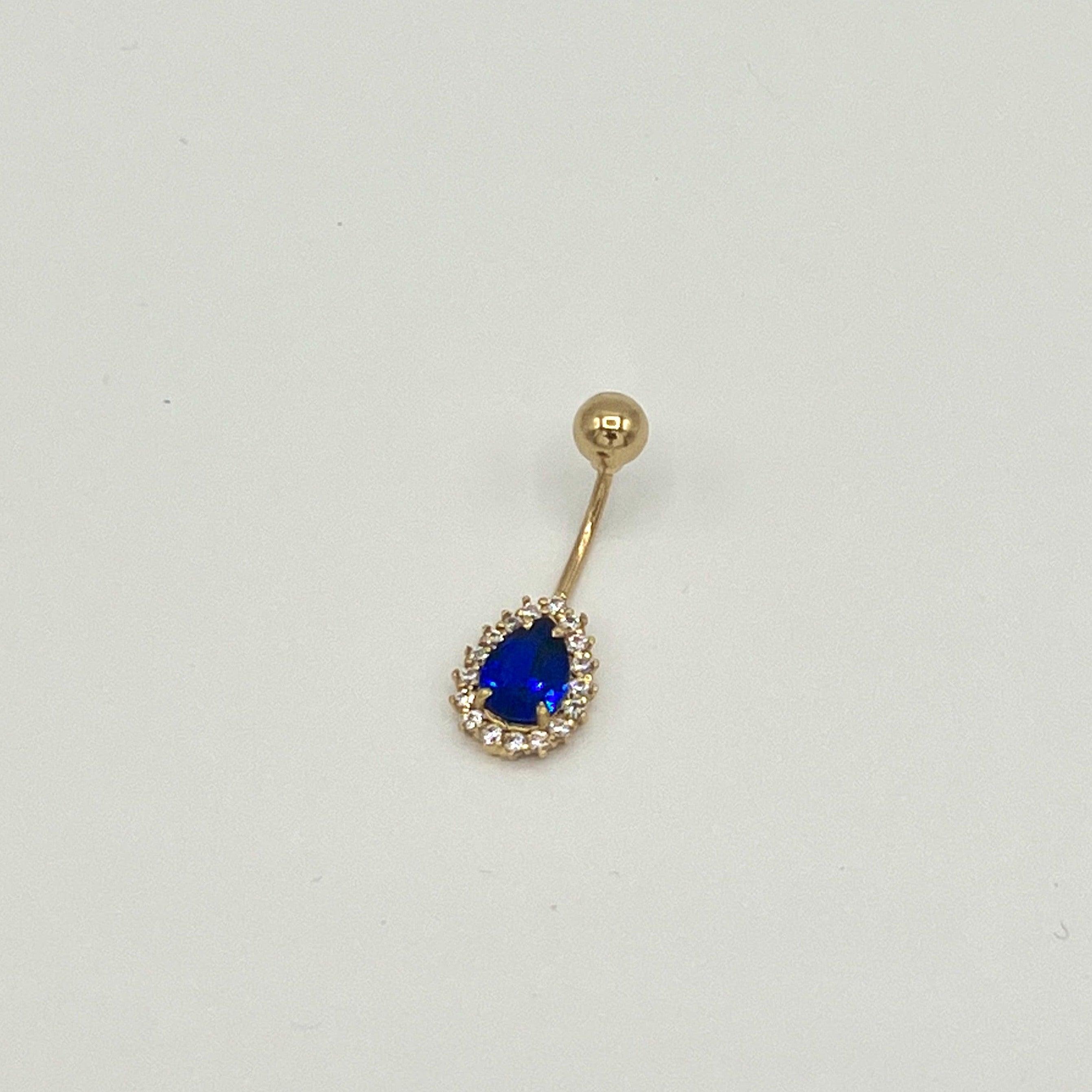 18K Gold Royal Sapphire Belly