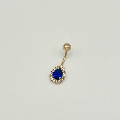 18K Gold Royal Sapphire Belly