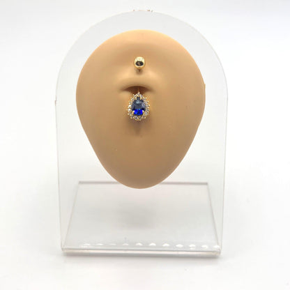 18K Gold Royal Sapphire Belly